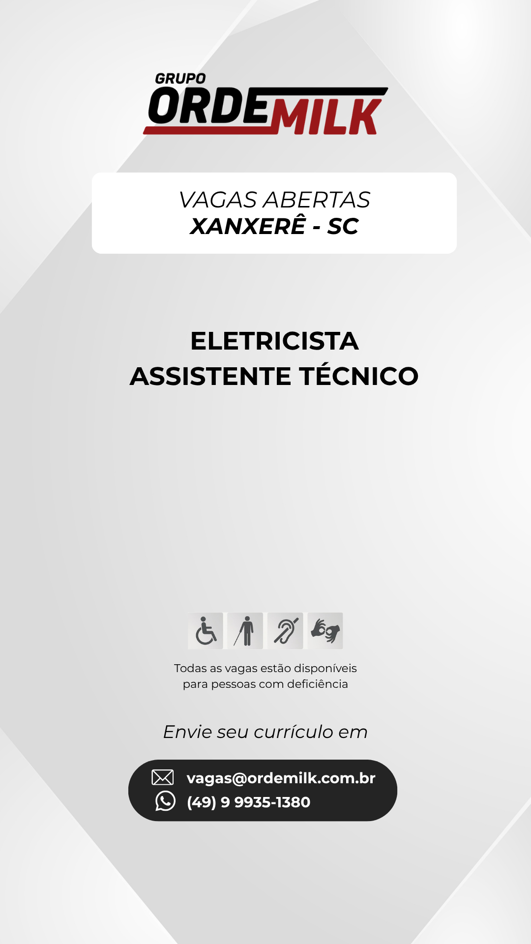 Vaga — Xanxerê