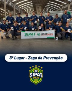 SIPAT 2026 na Ordemilk: união, conscientização e muita energia positiva!